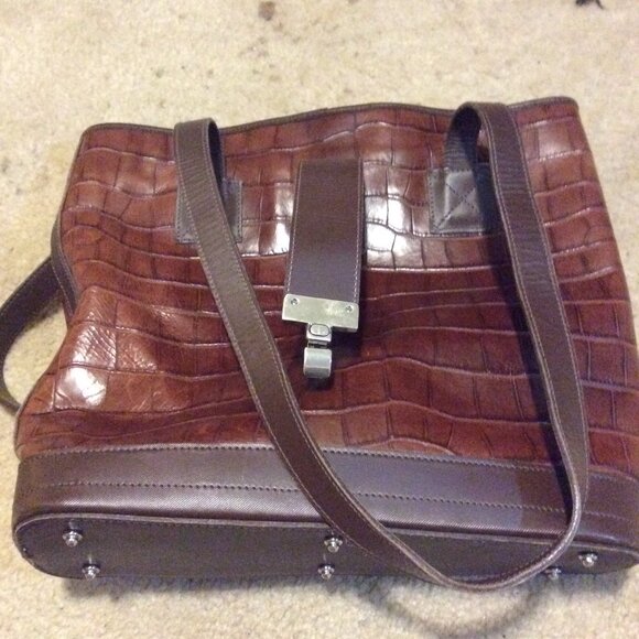 Dooney & Bourke Crocodile Leather bag - Picture 4 of 7